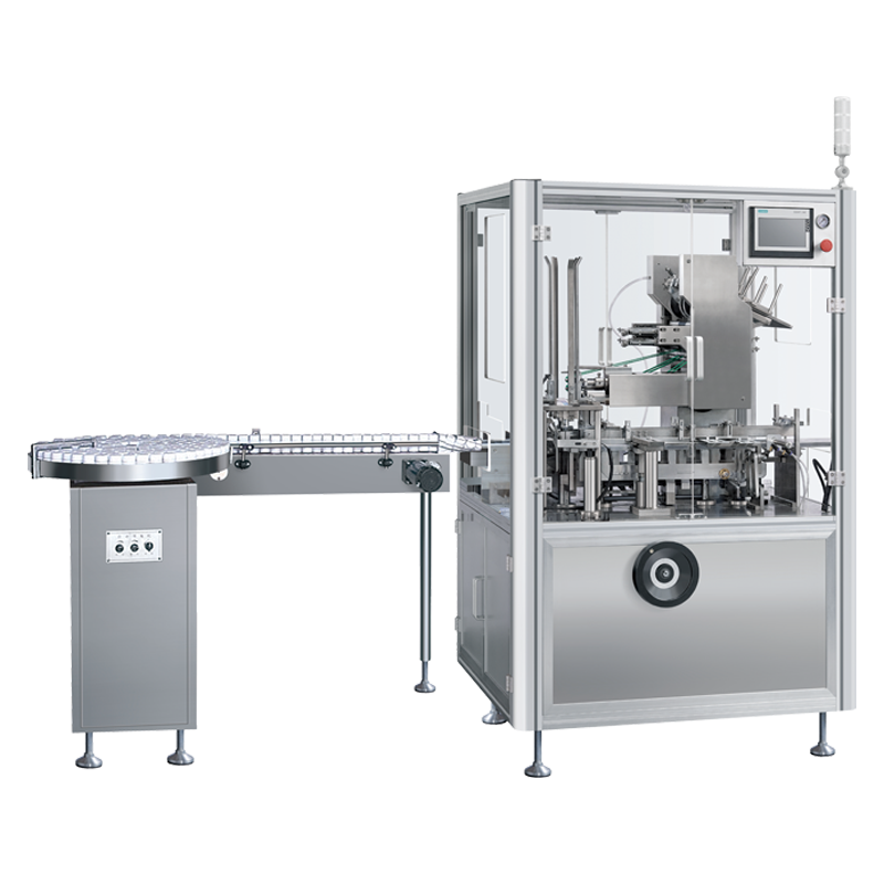 GDC120-bottle-cartoning-machine Máquina de encartuchamento de garrafas GDC120