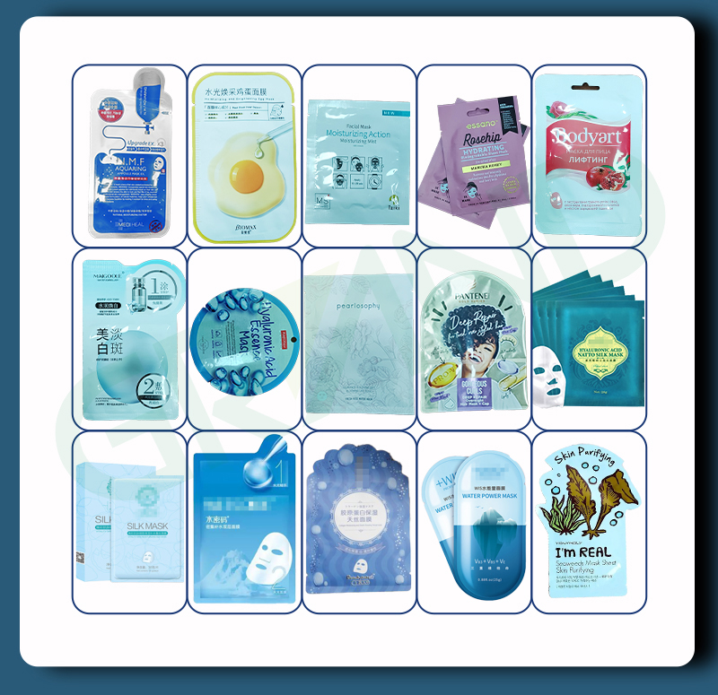 facial mask sample amostra de máscara facial