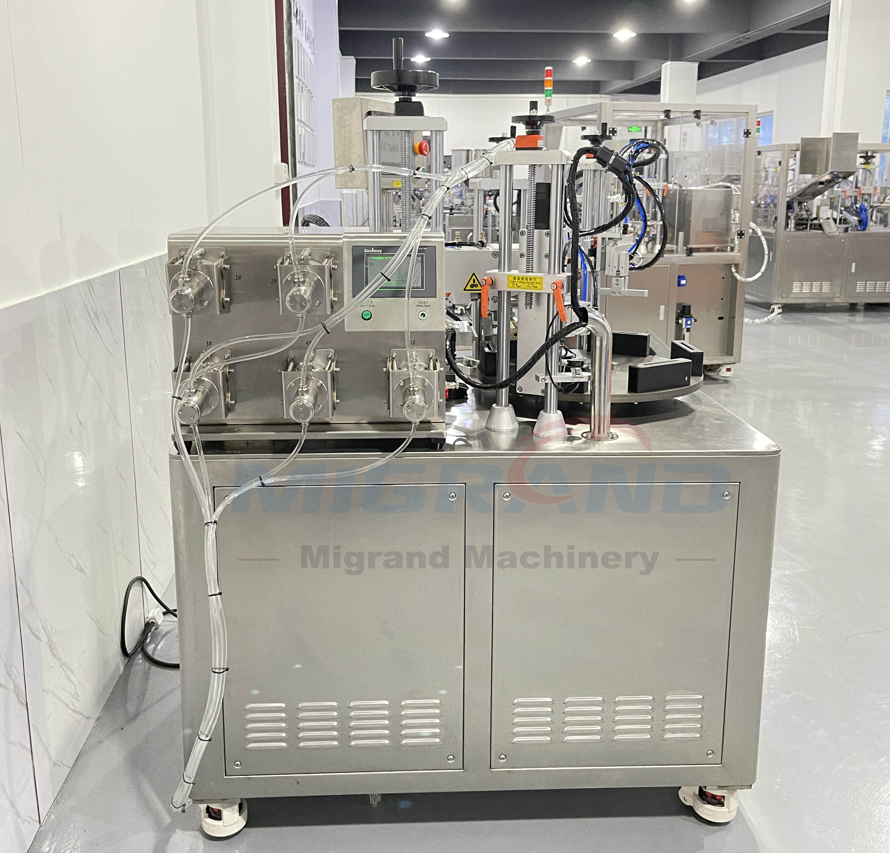 m&aacute;quina de enchimento de tubo de tira e selagem ultrass&ocirc;nica