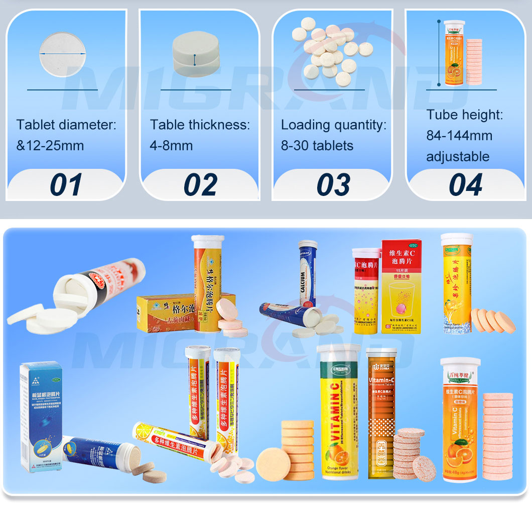 Amostra de comprimido efervescente