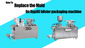 Como substituir o molde da máquina de embalagem blister Dpp80