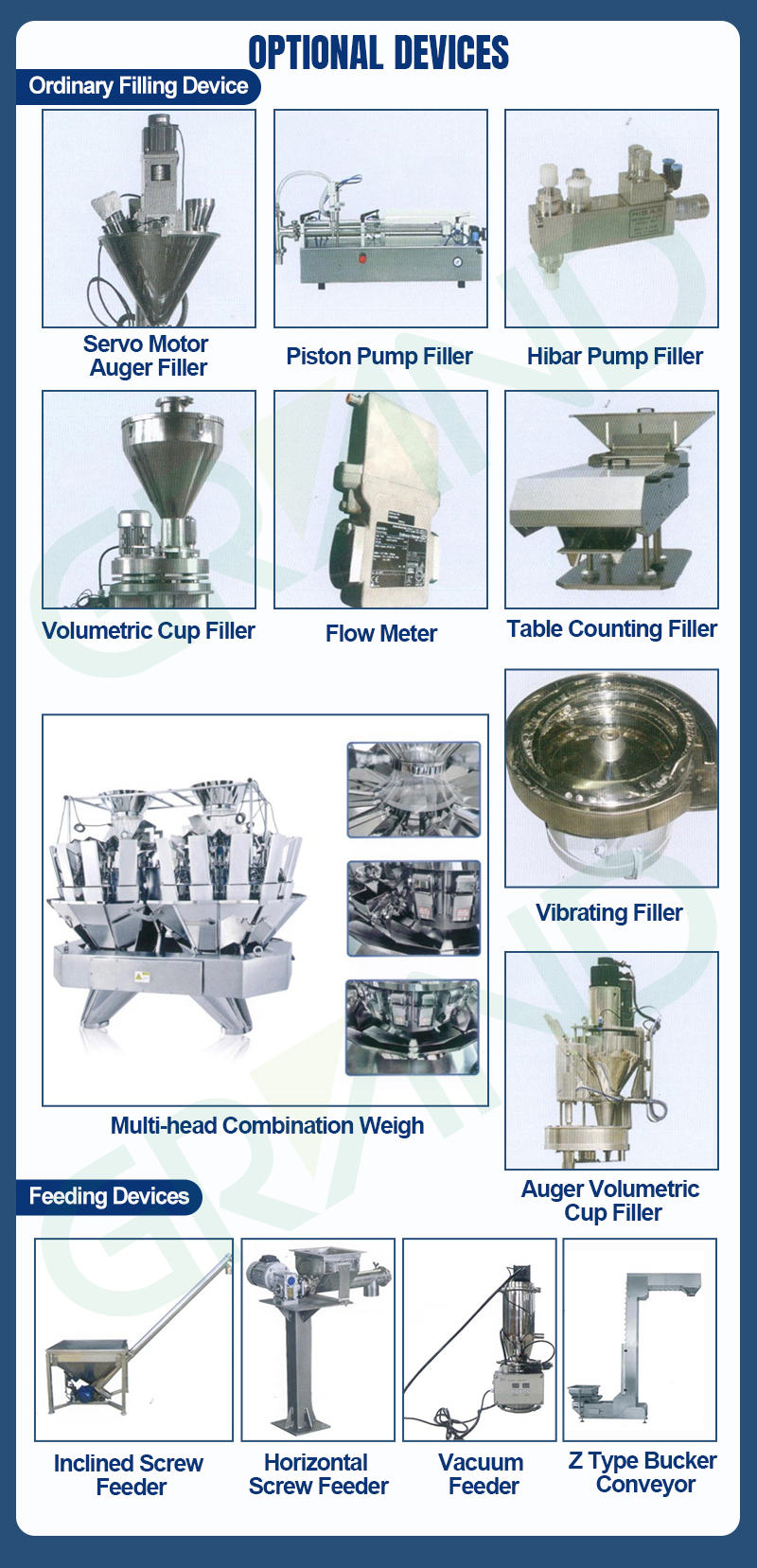 preenchimento e alimentador