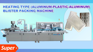 Máquina embaladora de blister de alumínio-plástico-alumínio DPR-260