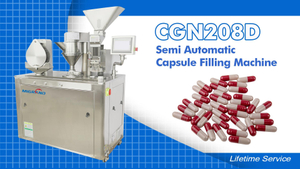 Máquina semiautomática de enchimento de cápsulas CGN208D