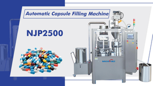 Máquina automática de enchimento de cápsulas NJP2500 