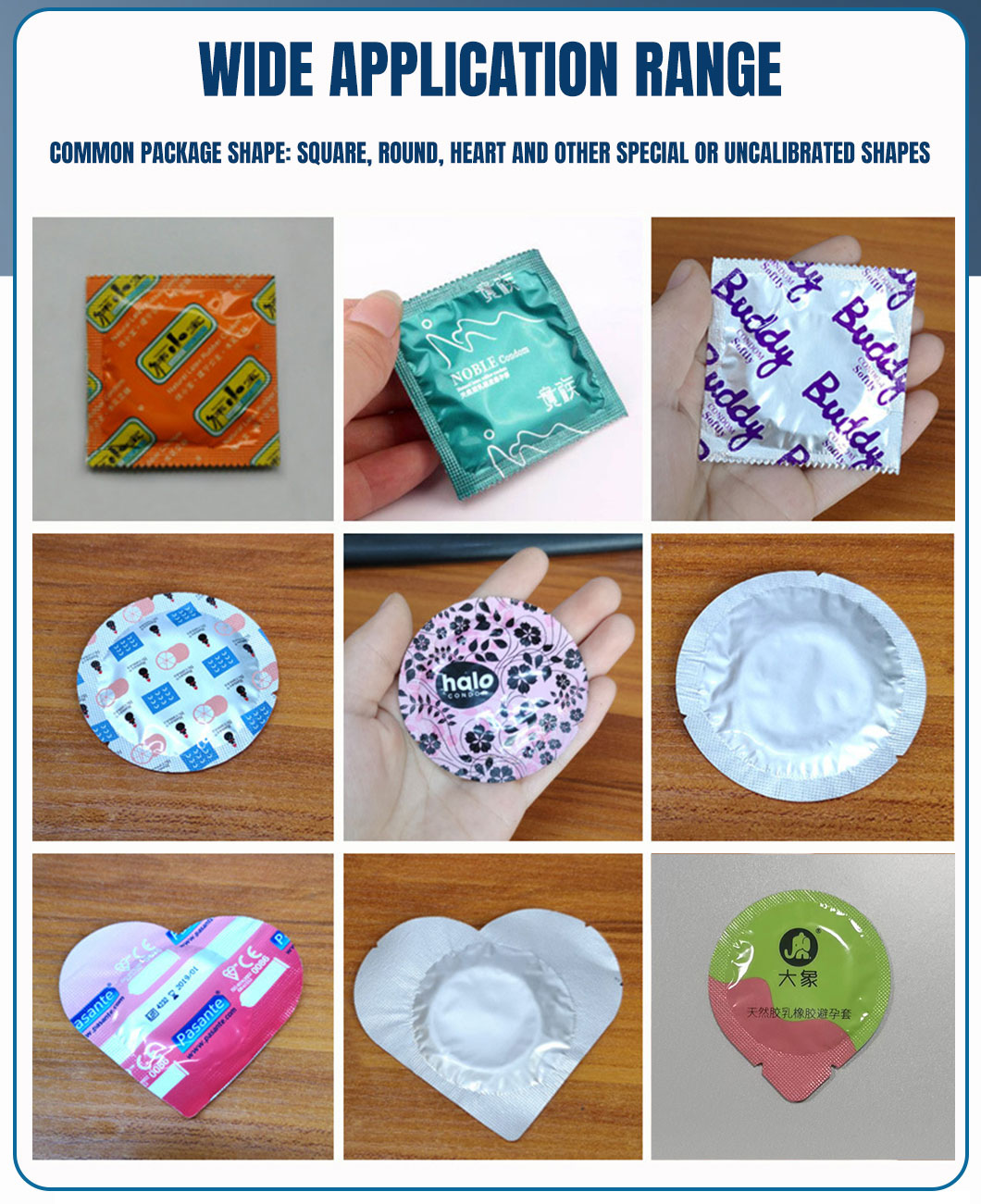 amostra de preservativo