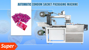 MGD-260 Máquina de embalagem de preservativos de 4 linhas automática
