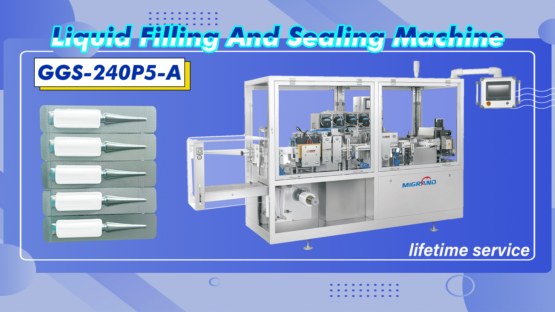 Como aplicar etiquetas frente e verso e imprimir códigos em ampolas plásticas