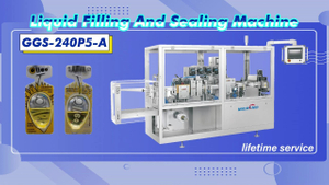Máquina plástica do enchimento e da selagem do azeite de ThermoForming do tubo de ensaio de GGS-240 P5A 
