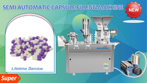 CGN208-DS Máquina de enchimento de cápsula semi-automática de cabeça dupla