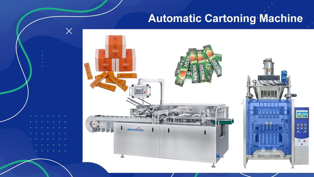 Linha de produção de máquina de embalagem de saqueta vertical de várias linhas e exportação de máquina de papelão com várias bolsas para a Europa