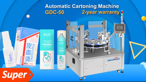 GDC-50 Máquina automática de embalagem de frascos de spray para cosméticos