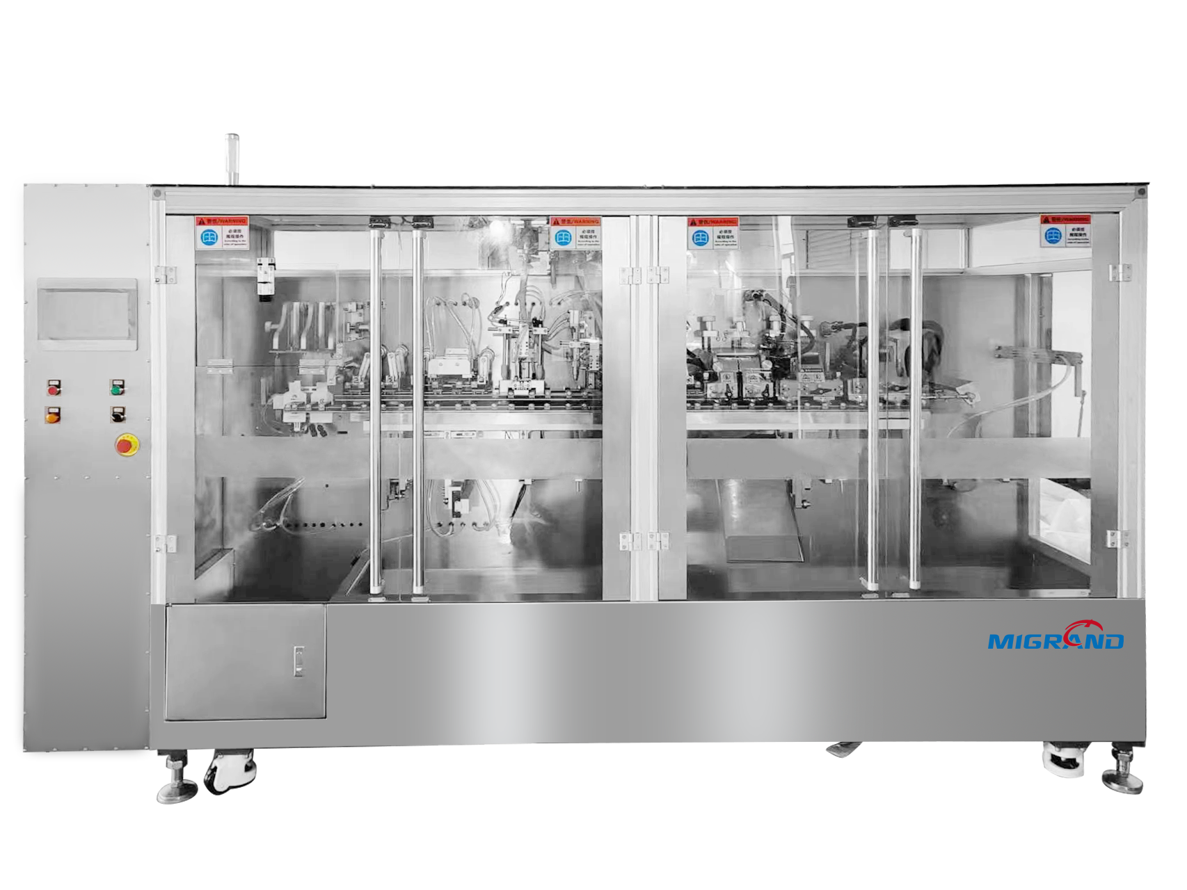 M&aacute;quina pr&eacute;-fabricada de enchimento e selagem de sach&ecirc;s em formato especial GTS2000