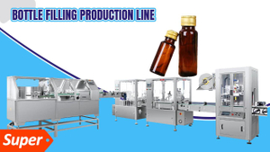 Máquina tampando e engarrafamento de vidro líquido oral