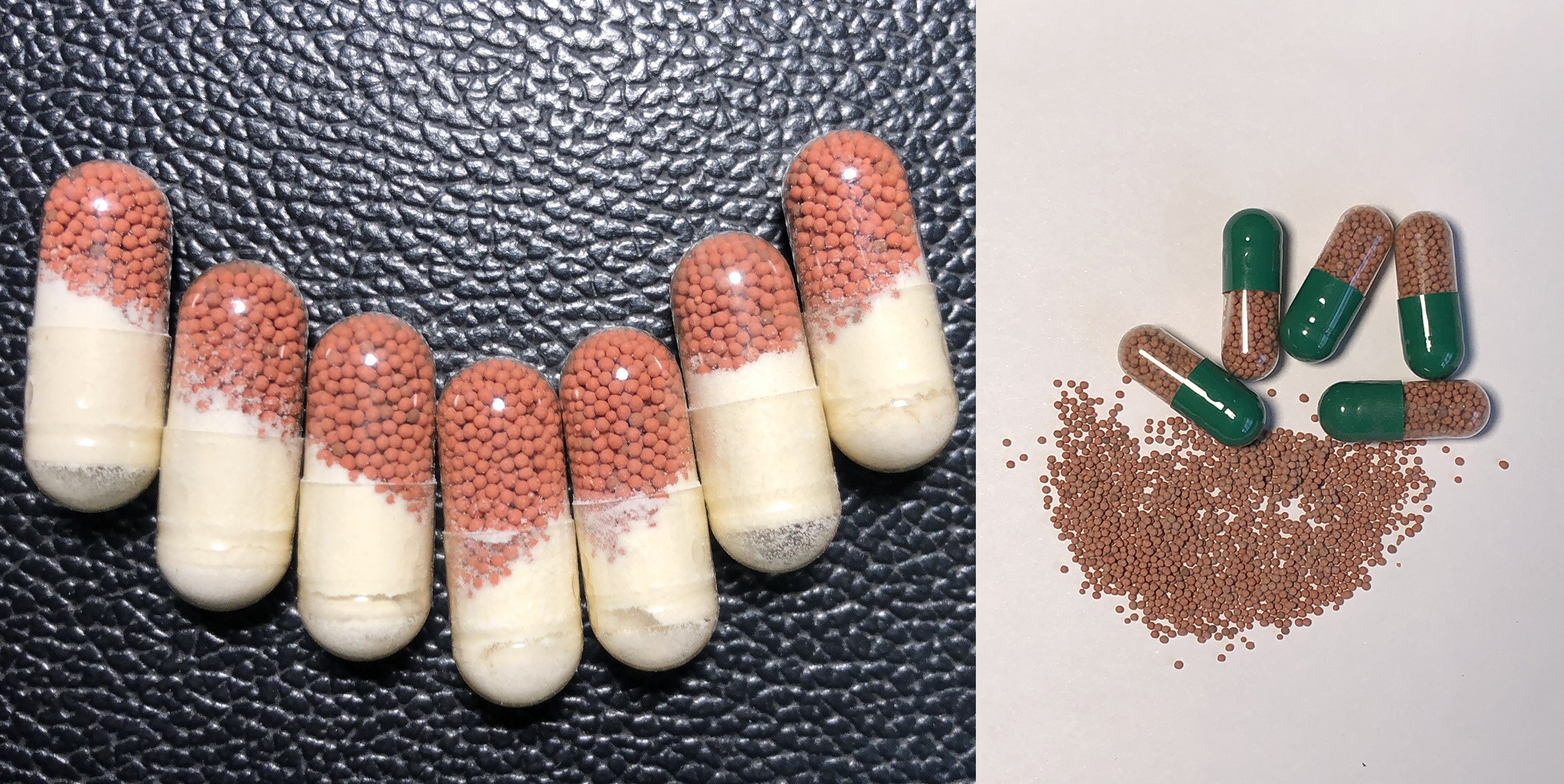 c&aacute;psula em p&oacute; e micropeletes