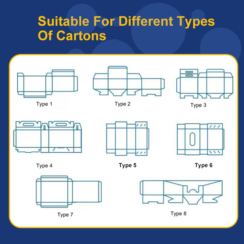 tipos de m&aacute;quinas de cartonagem de caixas