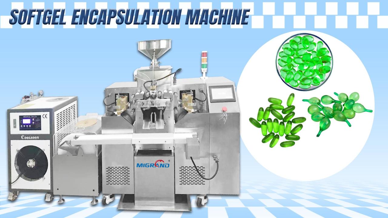 Linha de produção de cápsulas softgel exportadas para o Equador