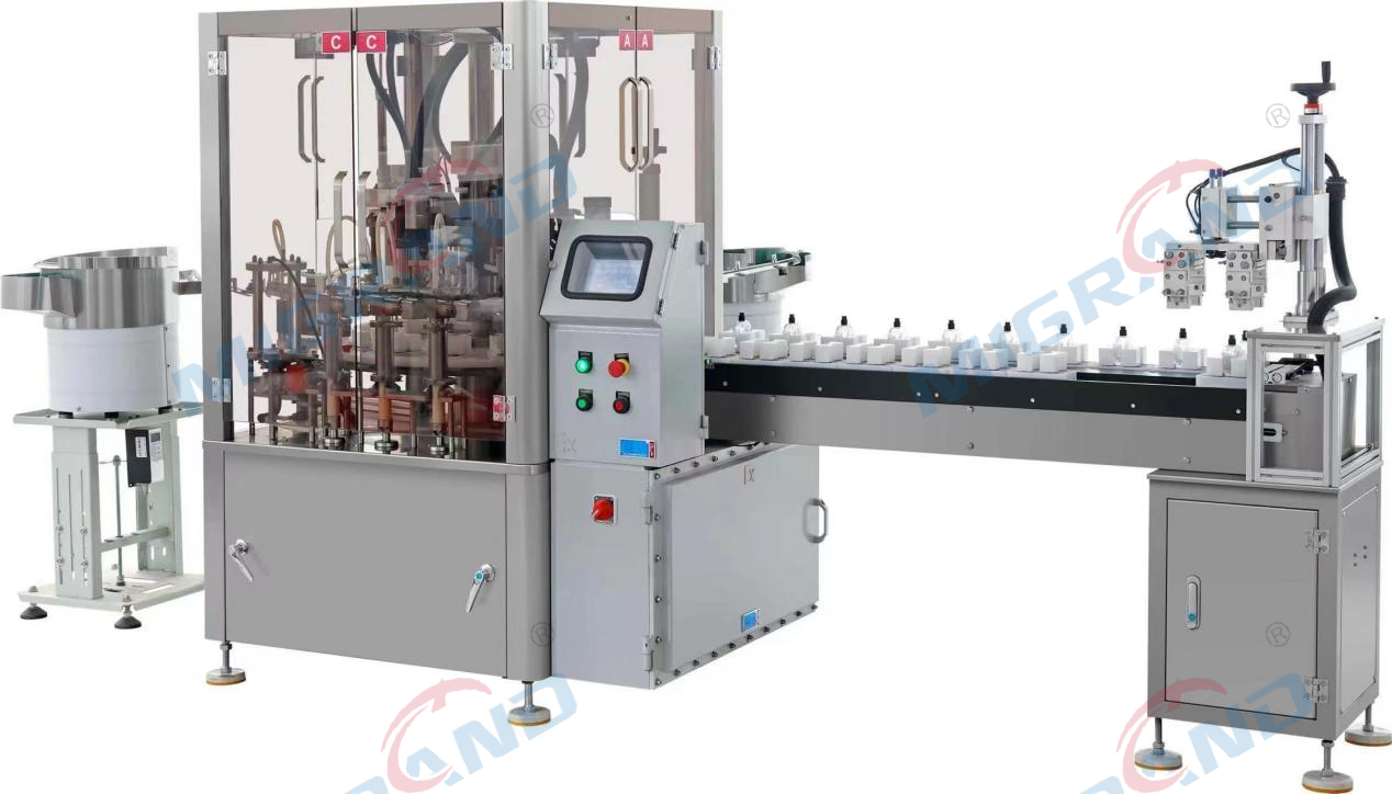 M&aacute;quina de preenchimento de perfume de v&aacute;rias formas