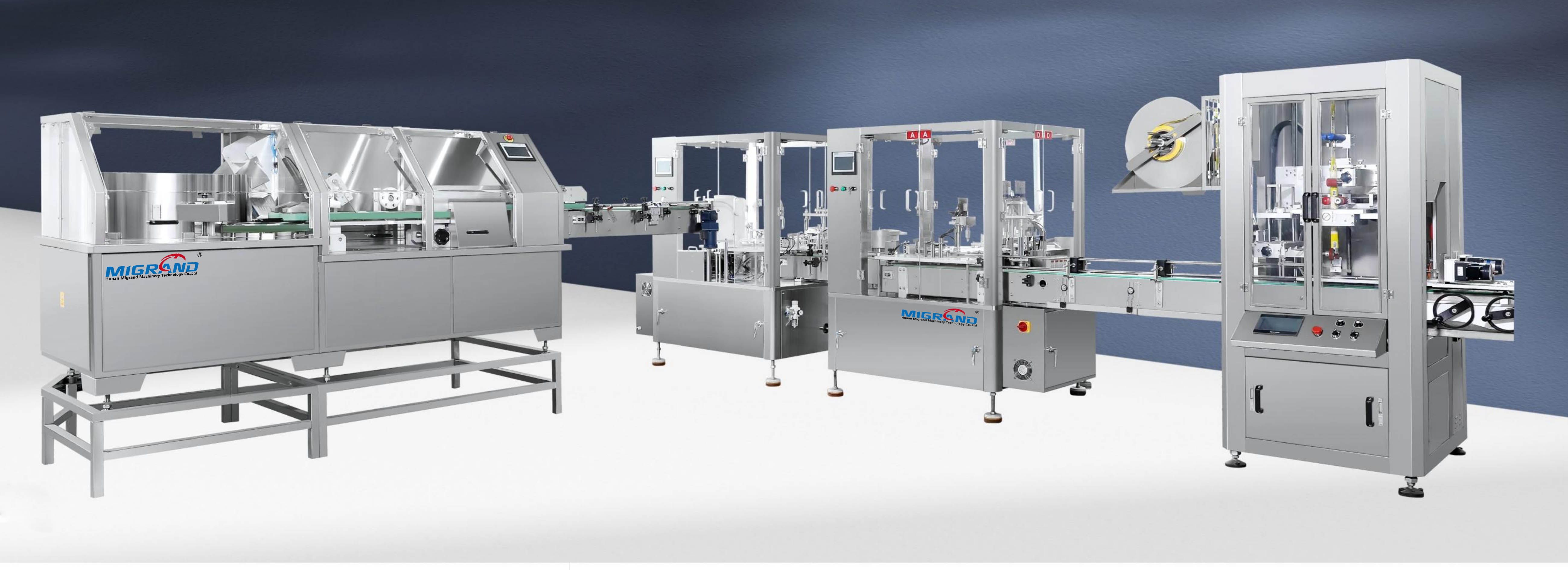 Linha de m&aacute;quina de enchimento de xarope