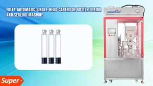 Máquina de enchimento de cartucho de cabeça única