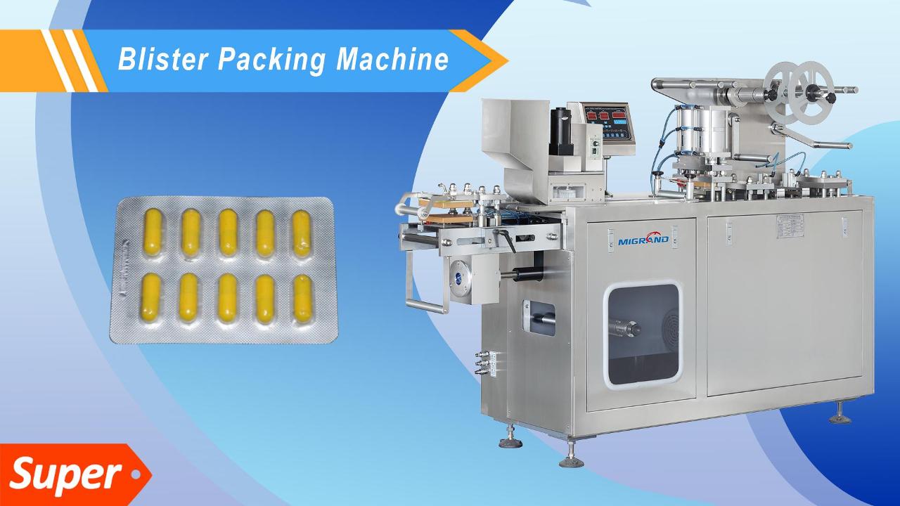 Máquinas de embalagem blister Alu-Alu e Alu-PVC exportadas para a América do Sul